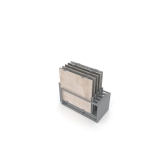 Mueble expositor de azulejos Nebraska 10 100x100 plata lateral