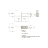 Mueble expositor de azulejos Nebraska 10 120x120 blanco plano