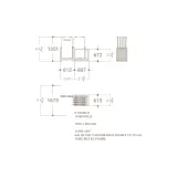 Mueble expositor de azulejos Nebraska 10 plata 120x60 plano