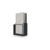 Mueble expositor de azulejos Nebraska 10 antracita180x90 frontal