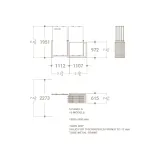 Mueble expositor de azulejos Nebraska 10 180x90 antracita plano