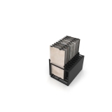 Mueble expositor de azulejos Nebraska 20 120x60 negro tarsera