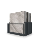 Mueble expositor de azulejos Nebraska 20 160x160 antracita lateral