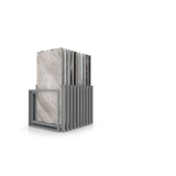 Mueble expositor de azulejos Nebraska 20 plata 160x80 frontal