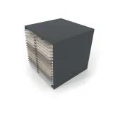 Cajonera para exponer azulejos Oregon 100x100 Antracita Aerea