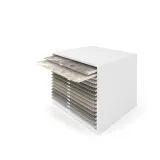 Cajonera para exponer azulejos Oregon 120X120 Blanco Abierto