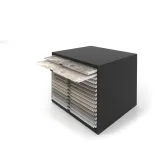 Cajonera para exponer azulejos Oregon 120X120 Negro Abierto