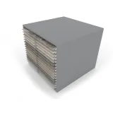 Cajonera para exponer azulejos Oregon 120X120 Plata Aereo