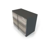 Cajonera para exponer azulejos Oregon 120x60 Antracita Aerea Bolon