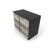 Cajonera para exponer azulejos Oregon 120X60 Negro Aerea