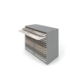 Cajonera para exponer azulejos Oregon 120X60 Plata Abierto