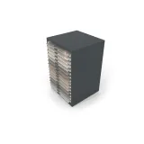 Cajonera para exponer azulejos Oregon 60X60 Antracita Aereo