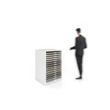 Cajonera para exponer azulejos Oregon 60X60 Blanco Cerrado Bolon