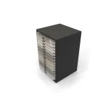 Cajonera para exponer azulejos Oregon 60X60 Negro Aereo Bolon