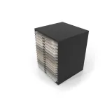 Cajonera para exponer azulejos Oregon 75x75 Negro Aereo