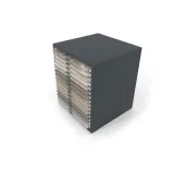 Cajonera para exponer azulejos Oregon 80x80 Antracita Aerea