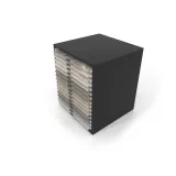 Cajonera para exponer azulejos Oregon 80x80 Negro Aerea