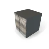 Cajonera para exponer azulejos Oregon 90x90 Antracita Aerea Bolon
