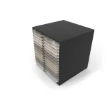 Cajonera para exponer azulejos Oregon 90x90 Negro Aerea