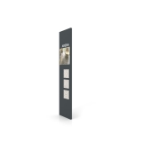 Exponer azulejos con Panel de comunicación 2400 antracita sx