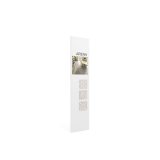 Exponer azulejos con Panel de comunicación 2400 blanco frontal