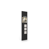 Exponer azulejos con Panel de comunicación 2400 negro lateral