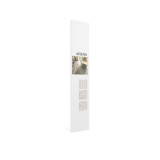 Exponer azulejos con Panel de comunicación 2800 blanco lateral