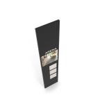 Exponer azulejos con Panel de comunicación 2800 negro aerea