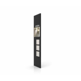 panel comunicación negro lateral