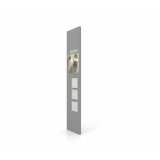 panel comunicación plata lateral