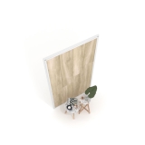 Panel para exponer azulejos Panel intercambiable 2400 h blanco aerea