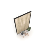 Panel para exponer azulejos Panel intercambiable 2400 h negro aerea