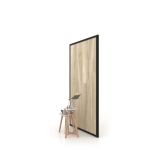 Panel para exponer azulejos Panel intercambiable 2400 h negro lateral