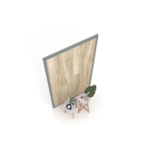 Panel para exponer azulejos Panel intercambiable 2400 h plata aerea