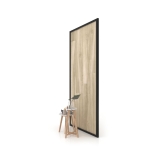 Panel para exponer azulejos Panel intercambiable 2800 h negro lateral