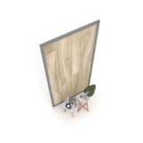 Panel para exponer azulejos Panel intercambiable 2800 h plata sx