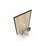 Panel para exponer azulejos Panel intercambiable 120 Negro