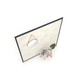 Expositor de azulejos Panel intercambiable 240 2400h antracita aerea