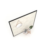 Expositor de azulejos Panel intercambiable 240 2400h negro aerea