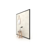 Expositor de azulejos Panel intercambiable 240 2400h negro lateral
