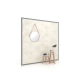 Expositor de azulejos Panel intercambiable 240 2400h plata lateral