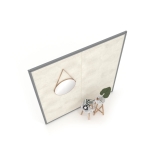 Expositor de azulejos Panel intercambiable 240 2515h plata aerea