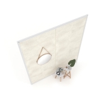 Expositor de azulejos Panel intercambiable 240 2800h blanco aerea