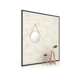 Expositor de azulejos Panel intercambiable 240 2800h negro frontal