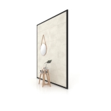 Expositor de azulejos Panel intercambiable 240 2800h negro lateral