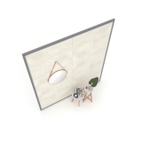 Expositor de azulejos Panel intercambiable 240 2800h plata aerea