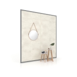 Expositor de azulejos Panel intercambiable 240 2800h plata lateral