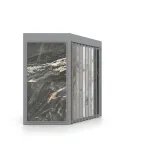 Expositor de cerámica Paris XL 10+1F DX Plata