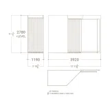 Expositor de cerámica Paris XL 10+1T DX Plano