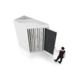 Expositor de cerámica Paris XL 10 DX Blanco